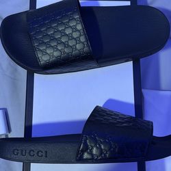 Black Gucci Sandals 37