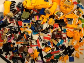 Large Lot of Mixed LEGO Pieces and Parts