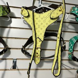 Leather Harness And Leashes Gucci,supreme, Louis Vuitton