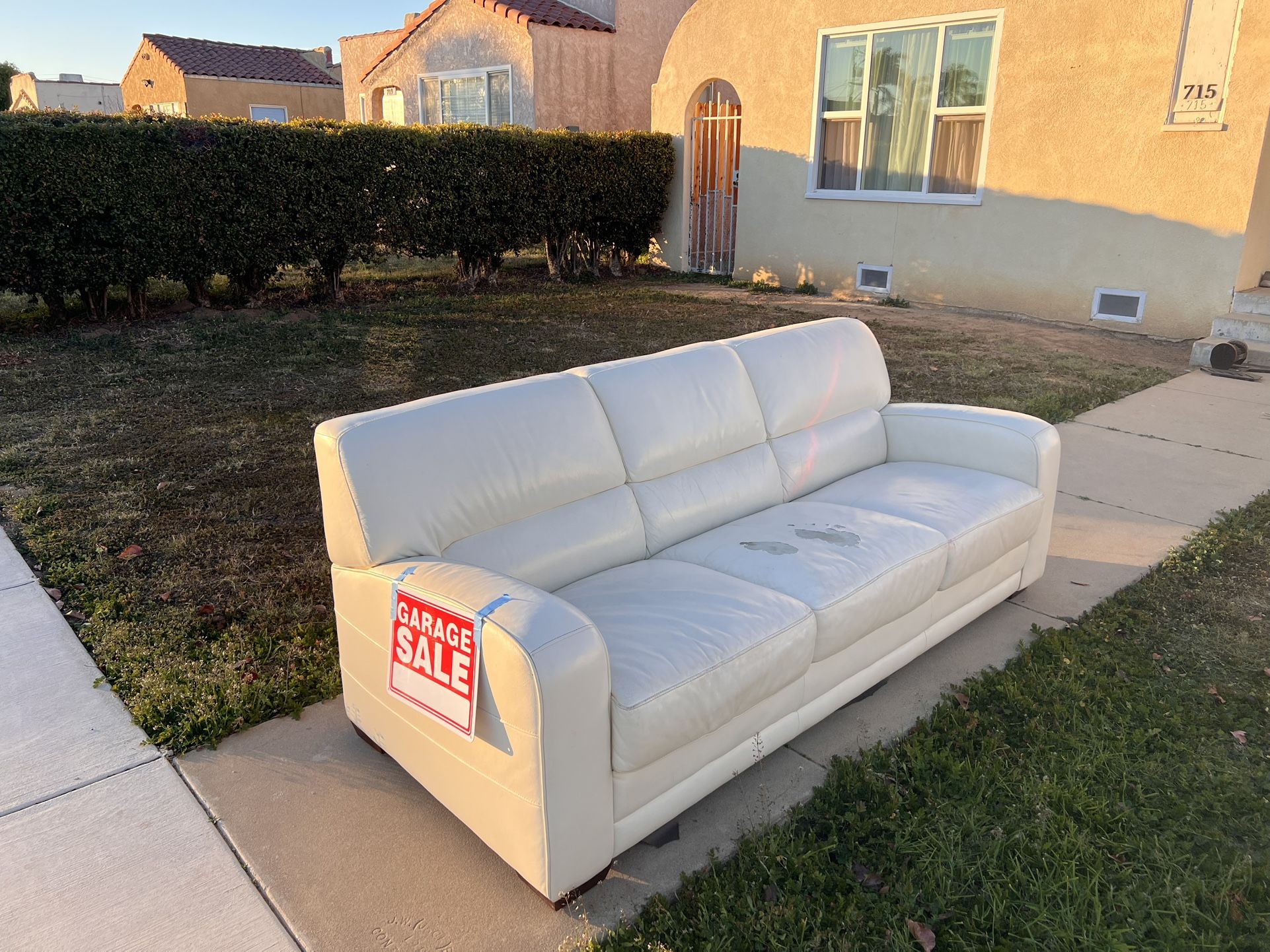 Leather Sofa (Free)