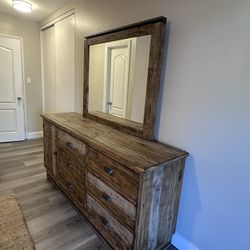 Large Dresser With Mirror 