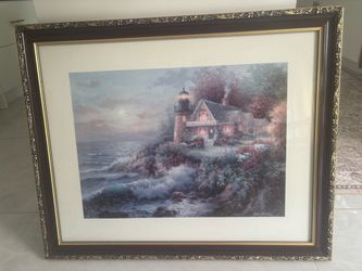 Nicky Boehme Lighthouse Framed Print