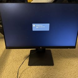 HP 24 Inch Flat Monitor