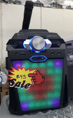Bocina Karaoke.Bluetooth con Micrófono Para Karaoke