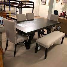 Rokane brown rectangular dining set deals
