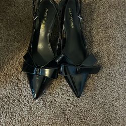 Marc Fisher Kitten Heels With Bow