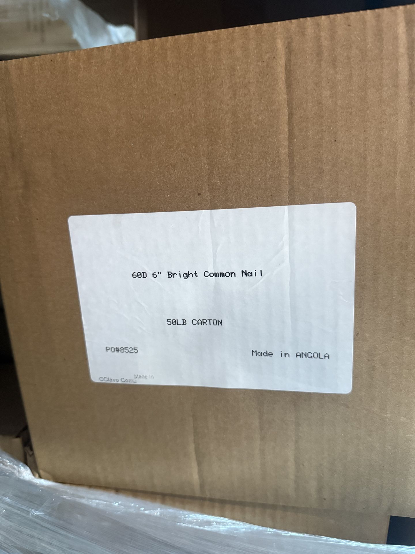 6” turf nails 50lb box for $45
