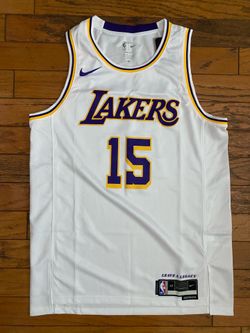 White Los Angeles lakers Austin Reaves jersey