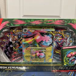 Pokemon Mega Venusaur Ex Premium Collection Set