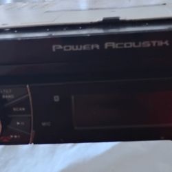 Power Acoustic Car Stereo W/Bluetooth 