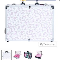 Impressions Vanity Hello Kitty Makeup Case with Full Size Mirror and Lighting