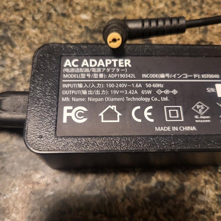 Acer Laptop Charger 65W