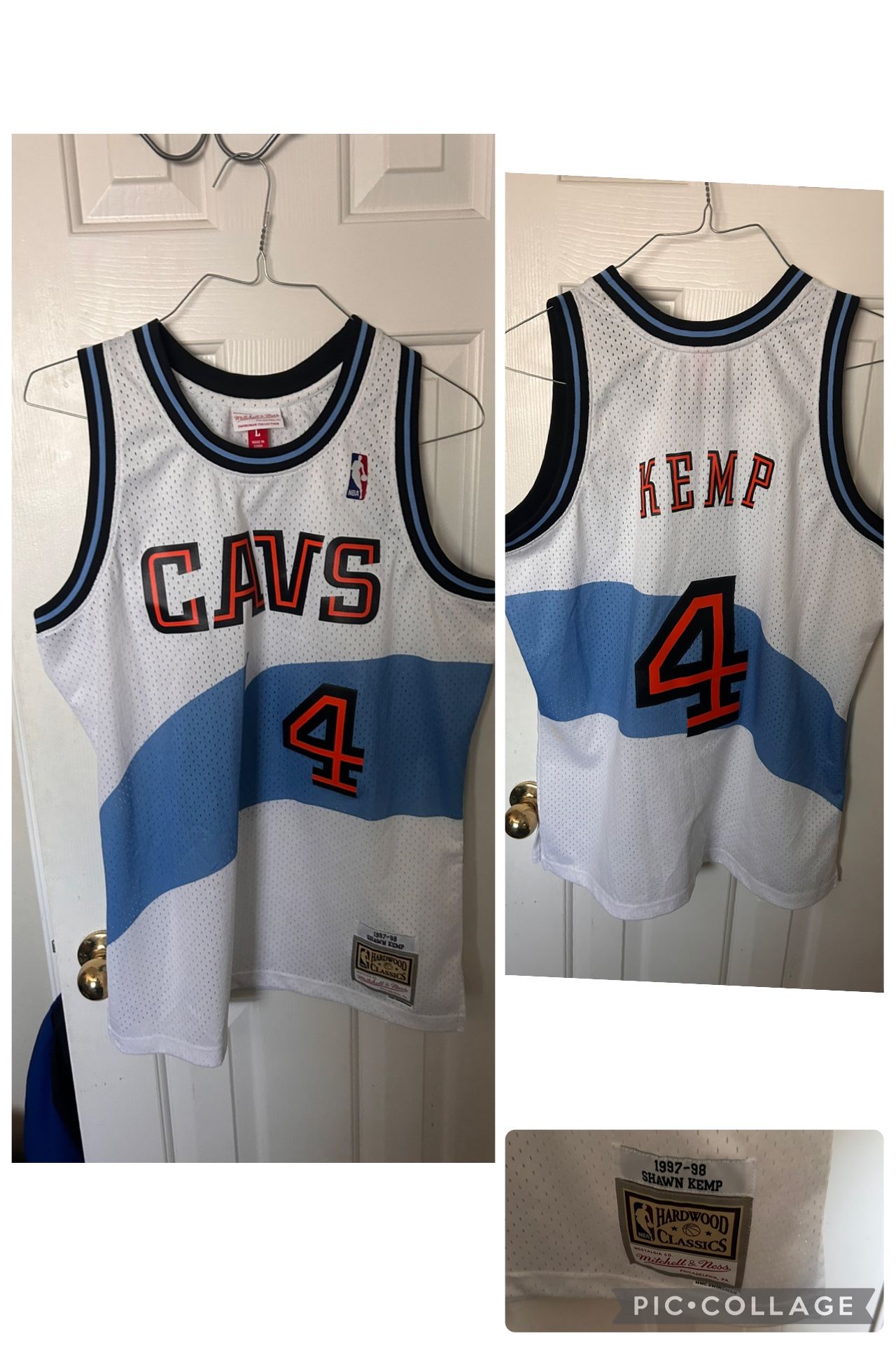 Shawn kemp Mitchell and ness throwback size large