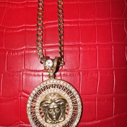 10k Gold Chain, Pendant, and Earrings Offer 