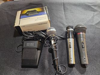 Collection of various microphones $40
