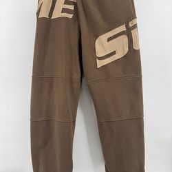 Supreme wrapped sweatpants dusty brown size small