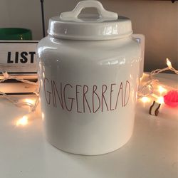 Rae Dun Gingerbread Canister 