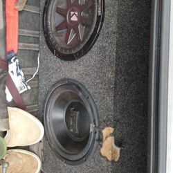 Two 10inch Subs With Amp And New Wiring 
