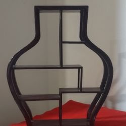 Miniature Chinese Furniture – Vase Shaped Shelf 12" Tall x 9" Wide.