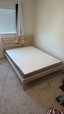 IKEA Bed Frame + Mattress (Full) (PENDING)