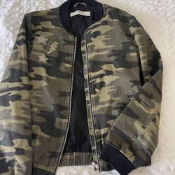 Camo Bomber Jacket