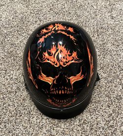 Outlaw Street Motorcycle Half Helmet