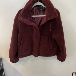 Elodie Red Bomber Jacket 