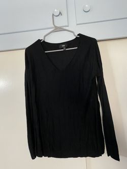 V neck long sleeve