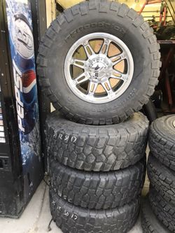 17x9 on 35x12.50LT17 bfgoodrich m/t