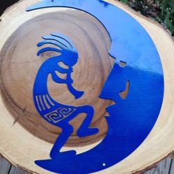 Metal Moon Kokopeli Wall Art