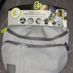Crossbody diaper bag