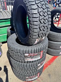 LT 33x12.50x22 ATLAS RT $850 CASH OUT THE DOOR All Terrain Tires installed (4) New 50,000 Miles