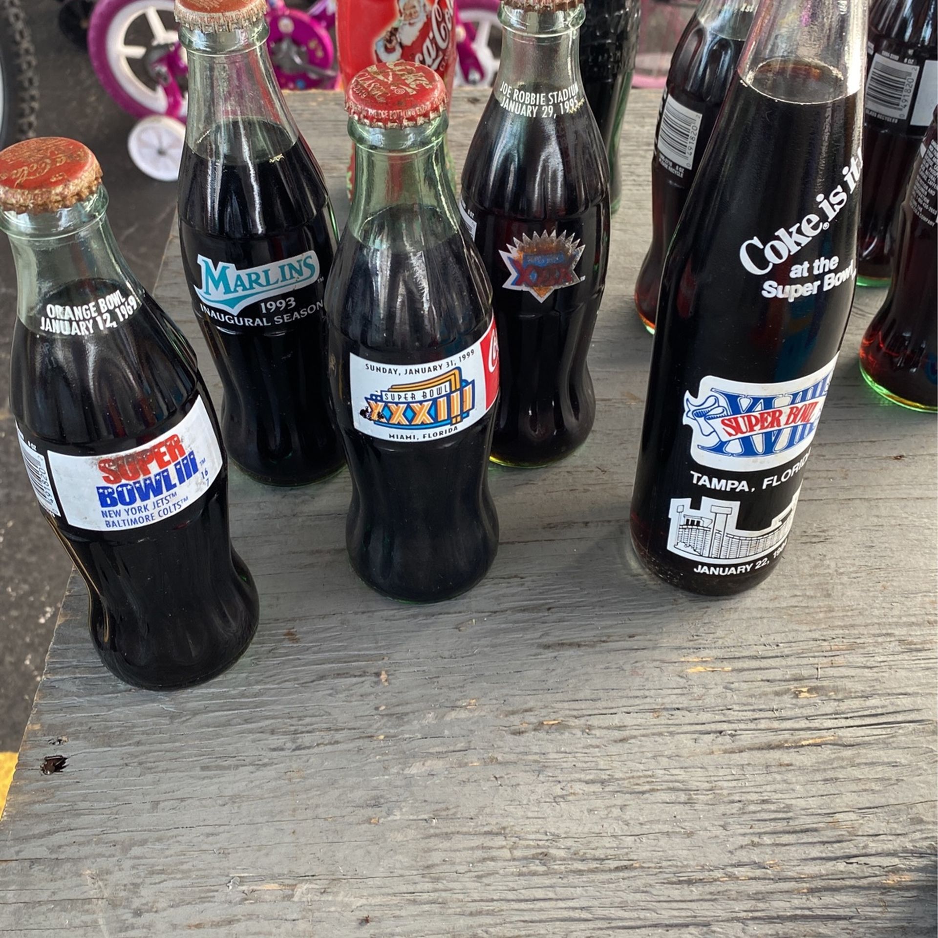Super Bowl Coca Cola Bottles