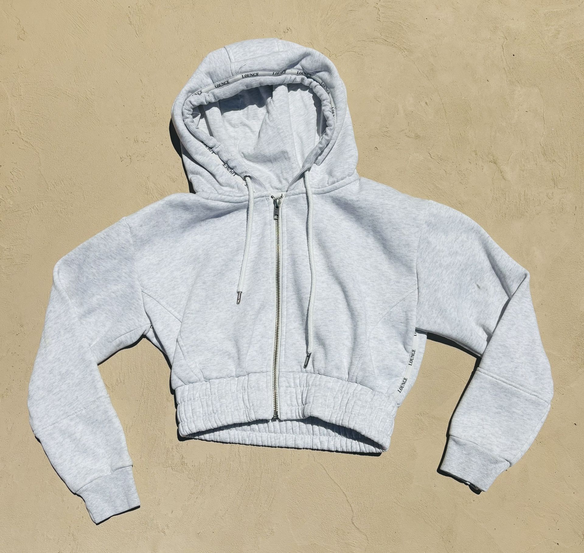 Lounge Cropped Hoodie