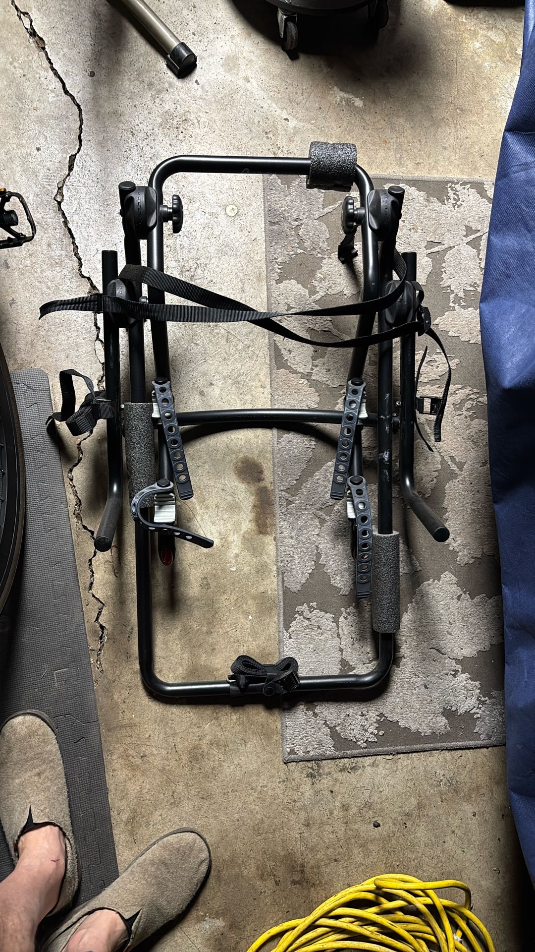 Spare tire back rack
