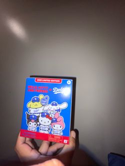 Hello Kitty Dodgers Plushie