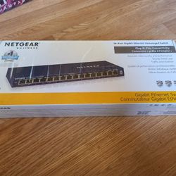 Netgear 16 Port Gigabit Ethernet Switch