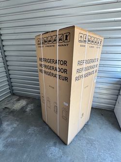 New fridge Frigidaire never open we deliver