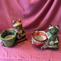 Frog Pot- Sold Separately 