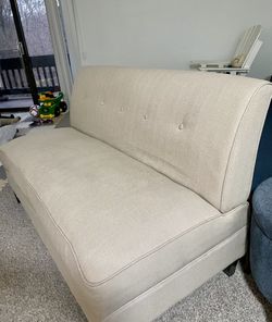 Beige Fabric Couch