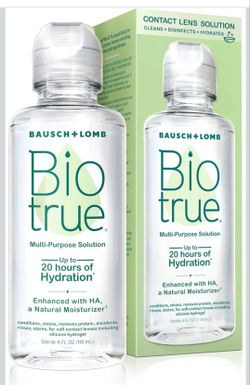 BioTrue Contact Lens Solution for Soft Contact Lenses Multi-Purpose 4oz exp 2026