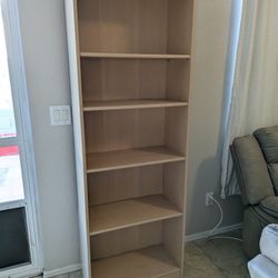 Beige Bookshelf
