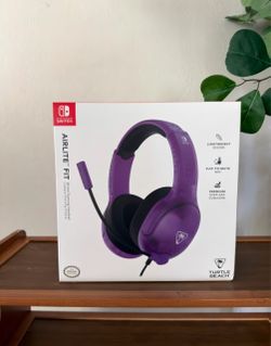 Turtle Beach - Airlite Fit Wired Over-Ear Gaming Headset for Nintendo Switch, Nintendo Switch Lite & Nintendo Switch - OLED Model - Ghost Purple