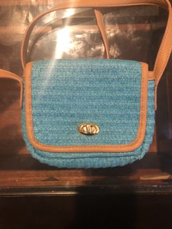 Turquoise satchel