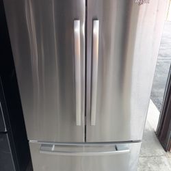 Whirlpool Stainless Steel Refrigerator And Freezer