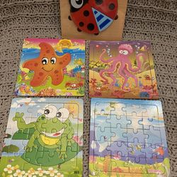 5 Wooden Puzzle’s