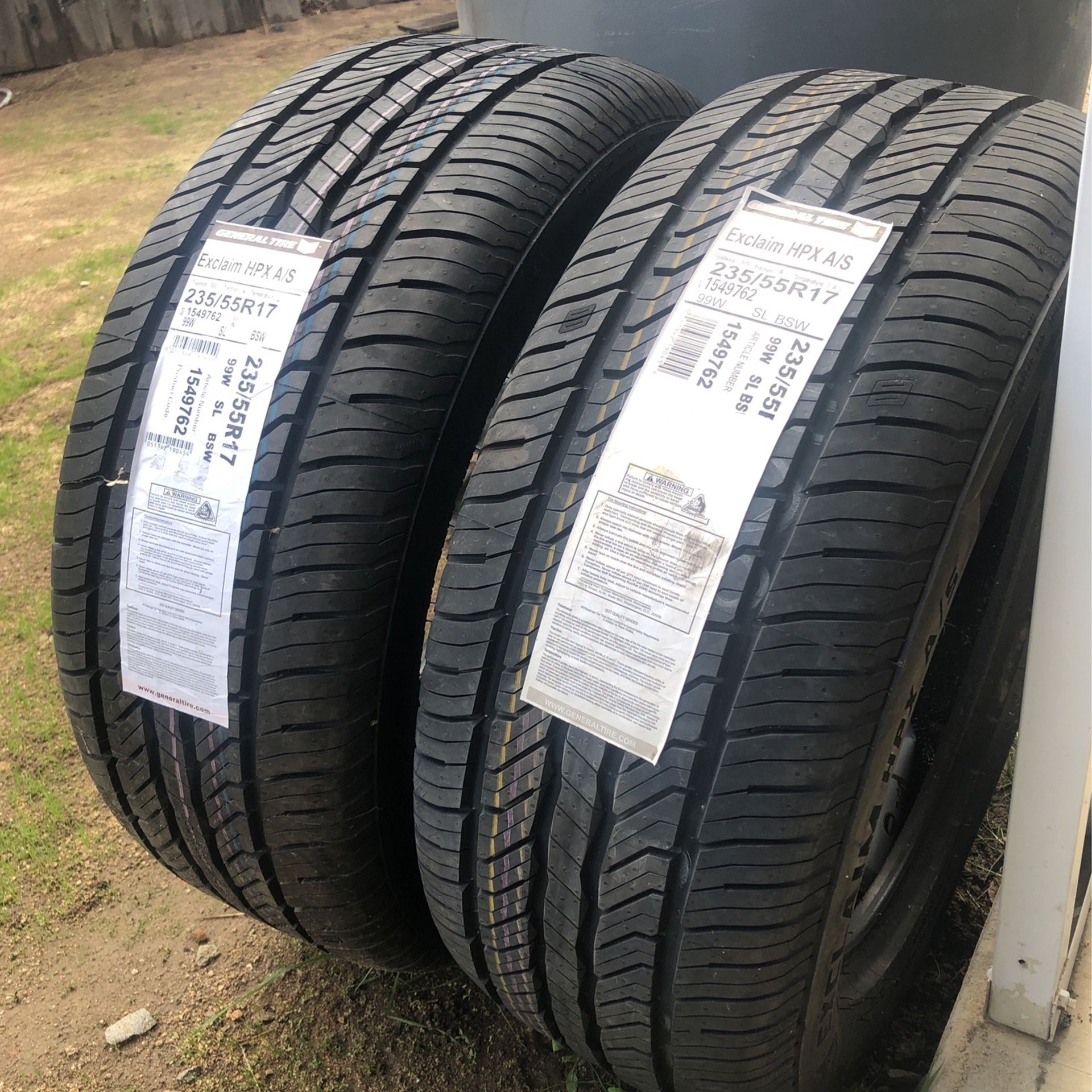 Exclaim HPX A/S 235/55R17