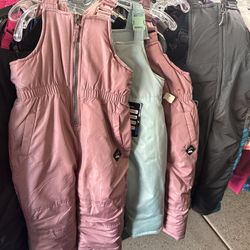 Snow Bibs - Overalls For Girl Also Boys 2T - 3T - 4T -5T