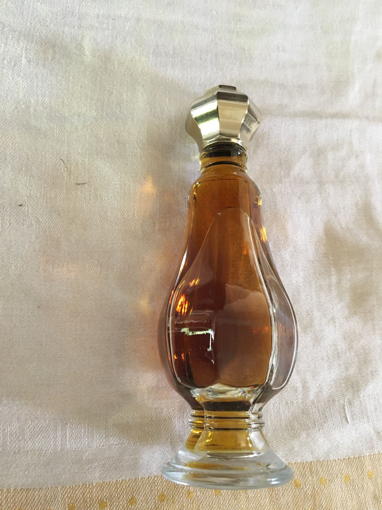 Vintage Avon Perfume Bottle With Topaz Cologne 