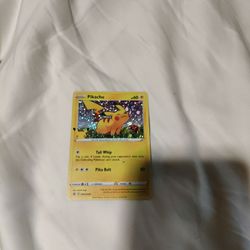 🔥2020 Basic Pikachu Holographic SWSHO39